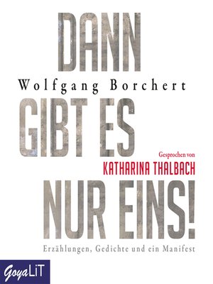 cover image of Dann gibt es nur eins!